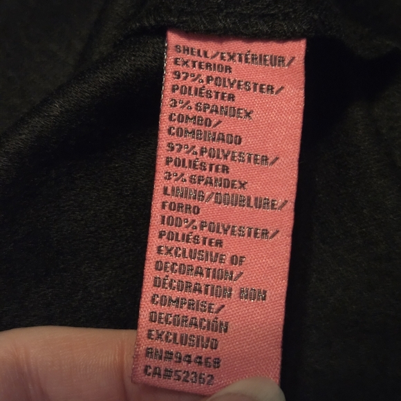 Pearl Collar Black Flared Dress Size 12 - Picture 7 of 8